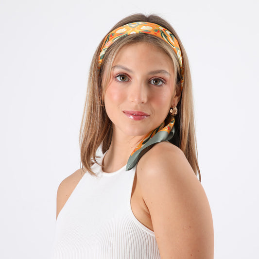 Bandana Set Aros Onel Naranja Humana
