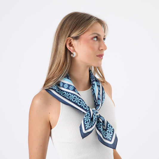 Bandana Set Aros Oscar Azul Humana