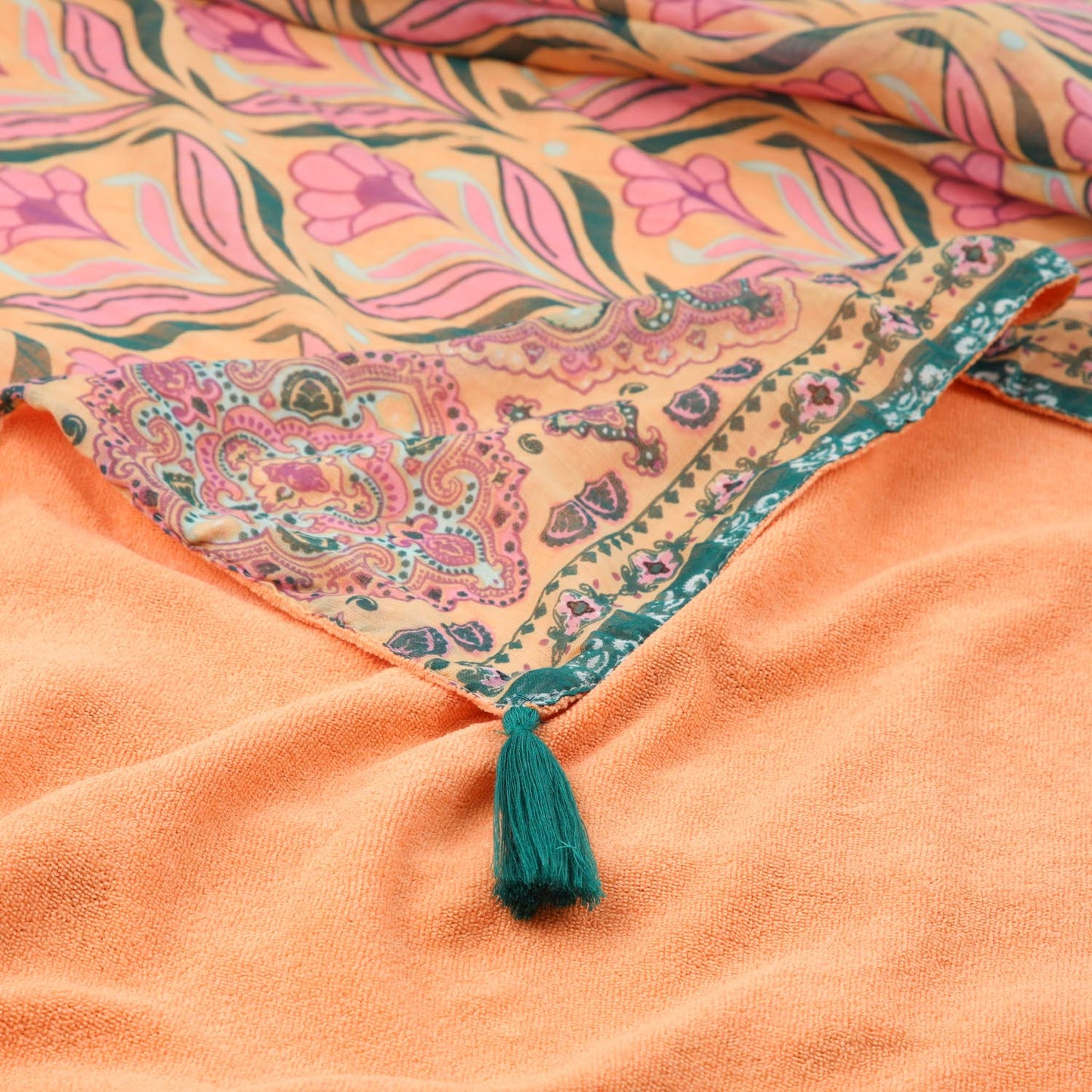 Toalla Reversible Argos Naranjo Humana