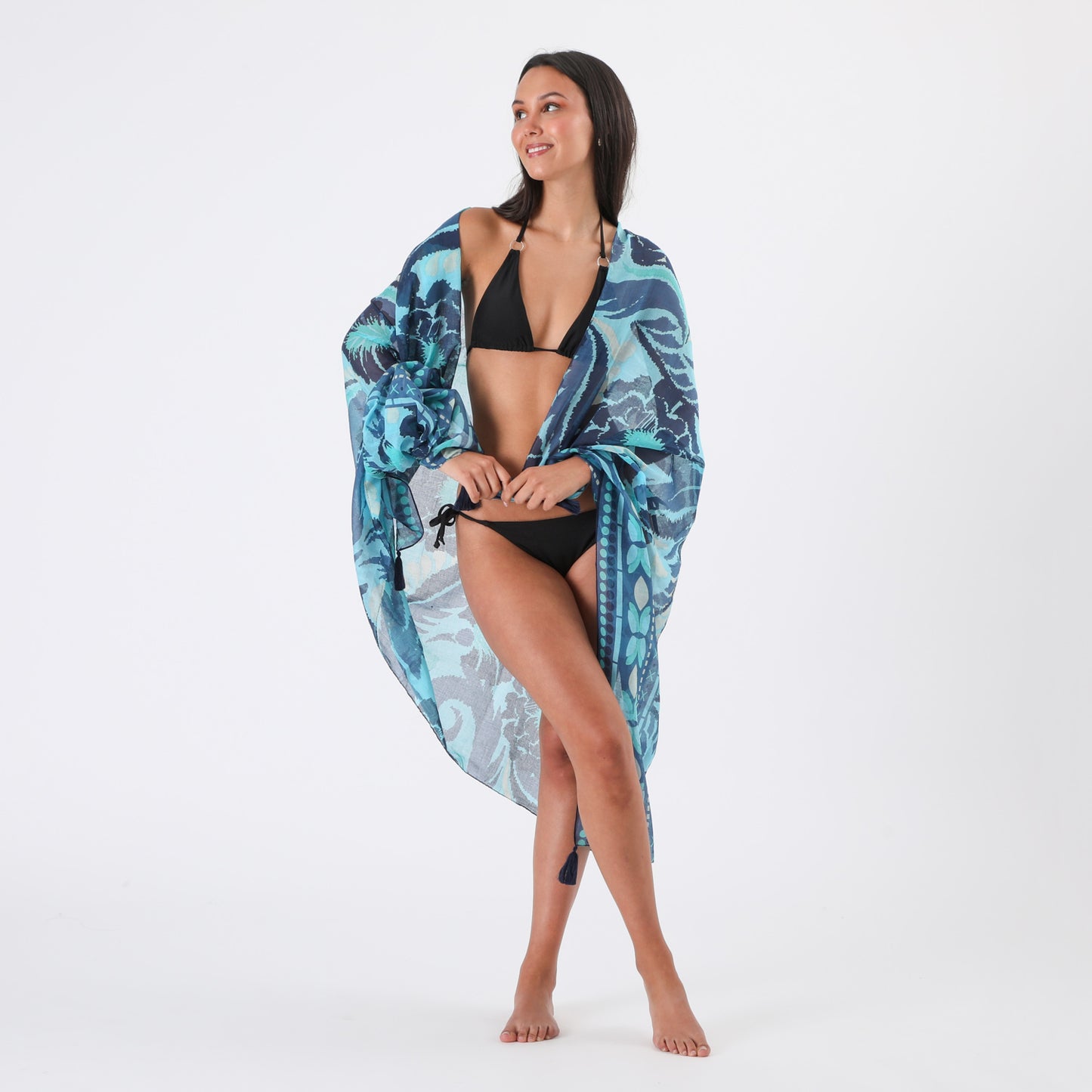 Pareo Estampado Marc Azul Humana