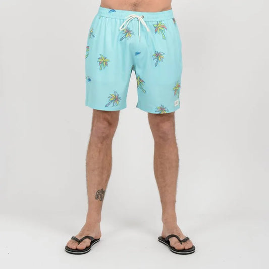 Traje de baño Hombre Boards trunk azul claro
