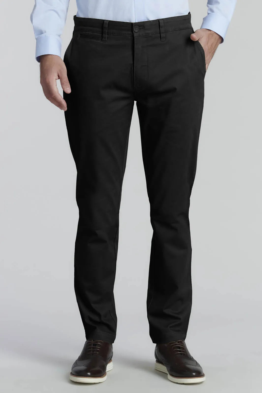 pantalón-hombre-twill-slim-/33-business-black