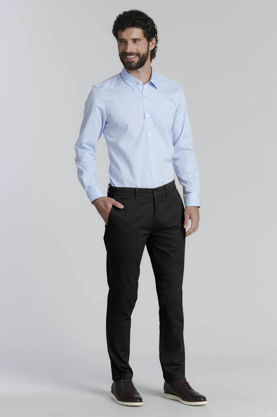 pantalón-hombre-twill-slim-/33-business-black