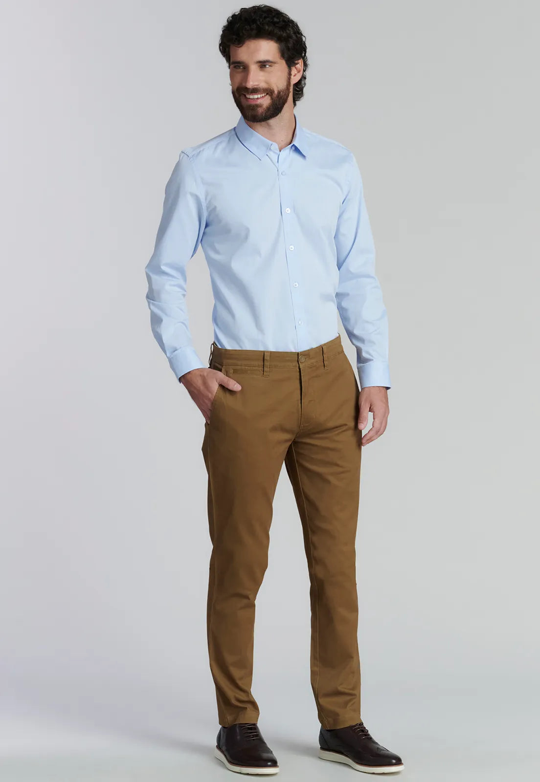 pantalón-hombre-twill-slim-/33-business-camel