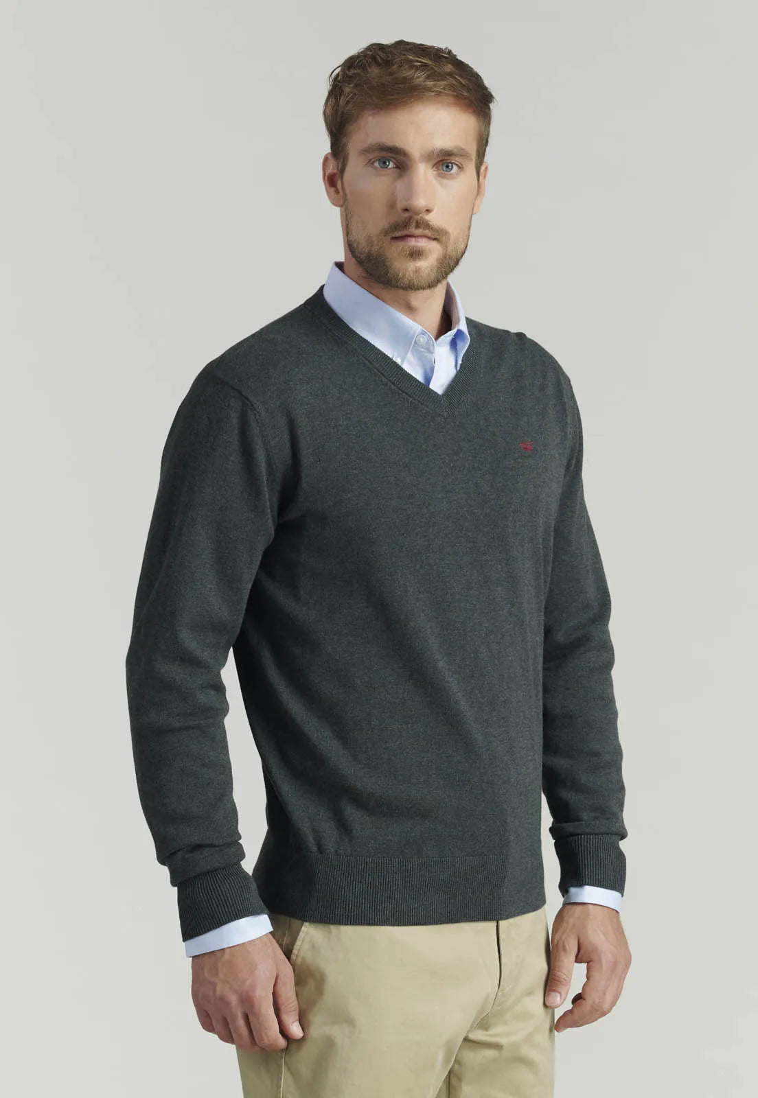 sweater-hombre-v-neck-melange-f-smart-casual-graphite