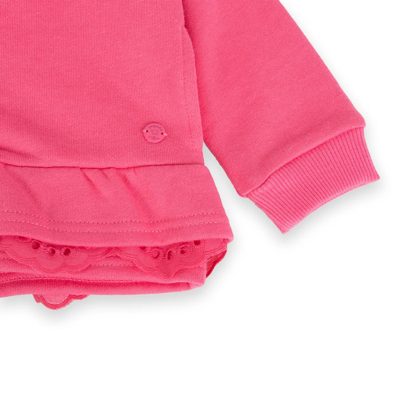 polerón-niña-bebé-c/gorro-fucsia