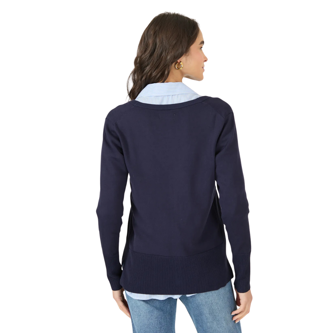 cardigan-mujer-cuello-v-azul-marino