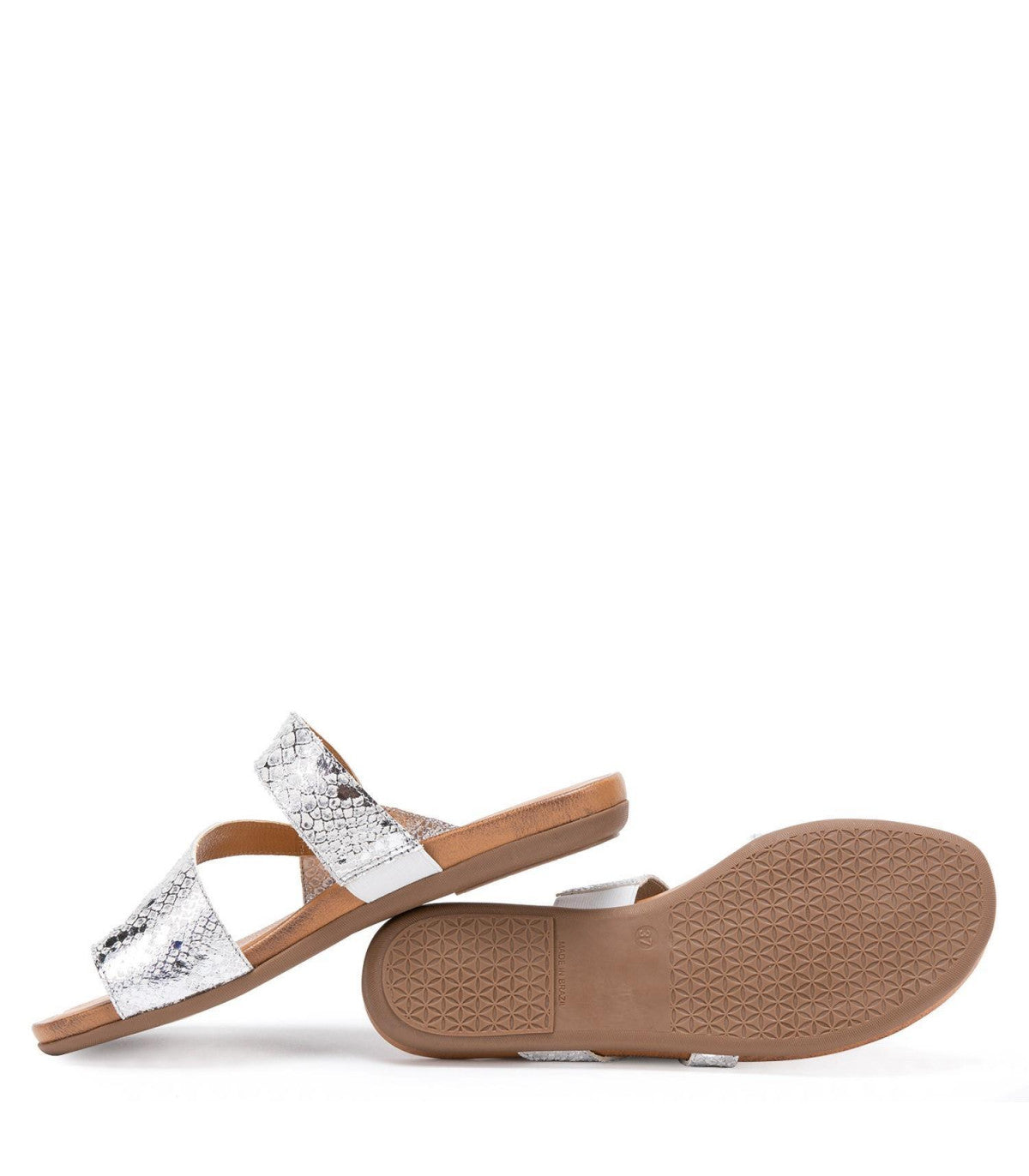 Sandalia Mila Plateado