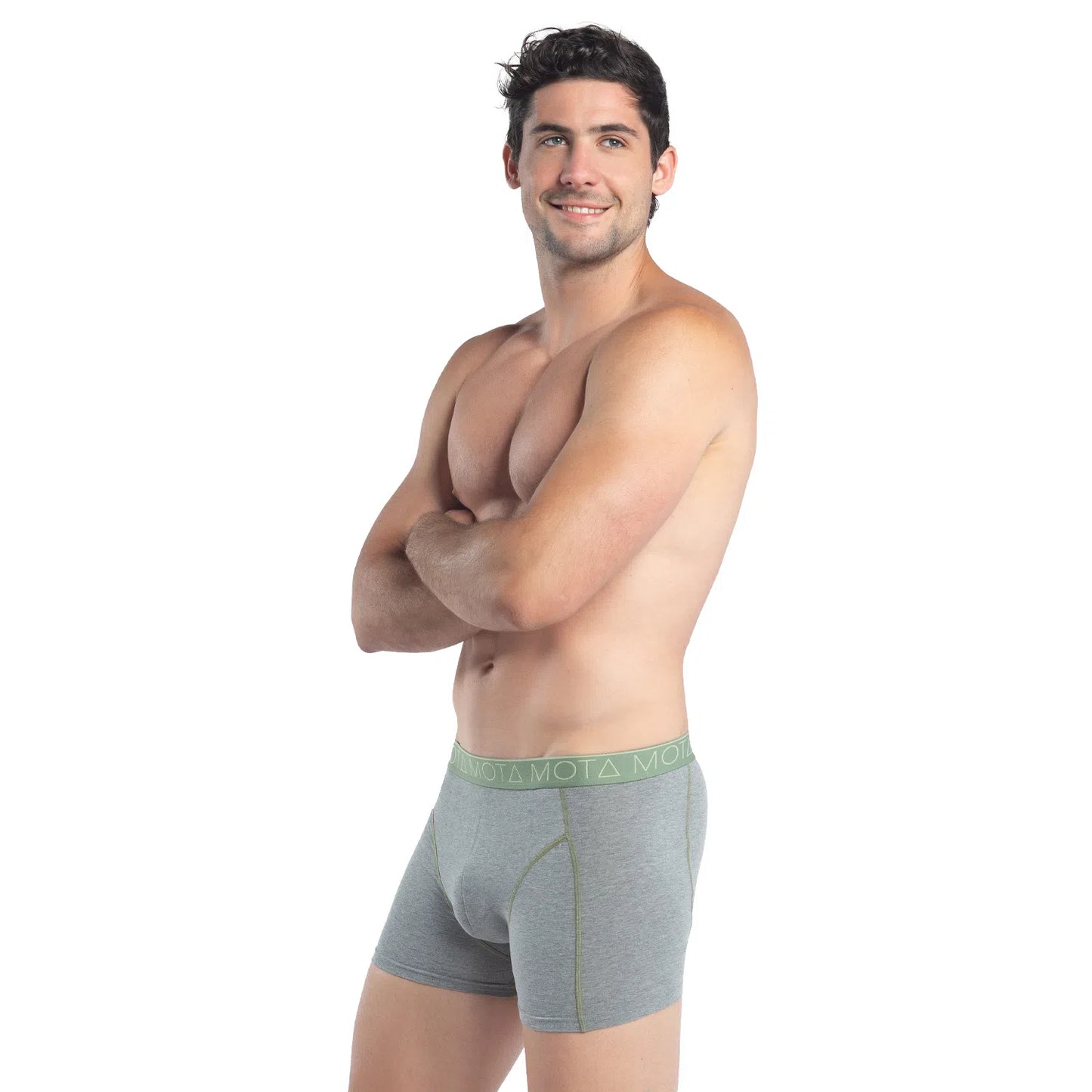 Pack 3 Bóxer Hombre Algodón Verde