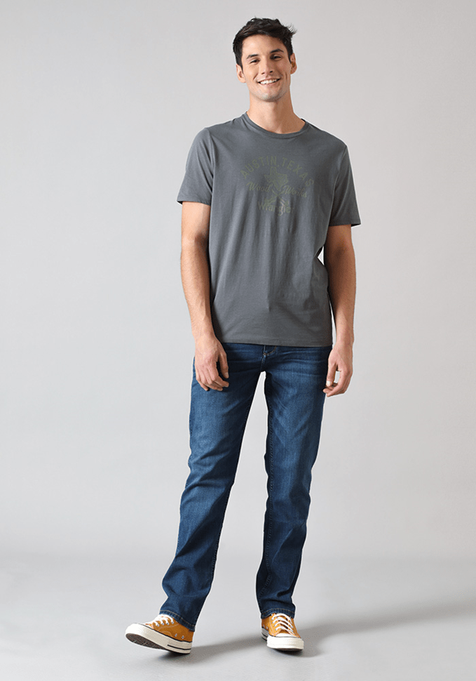 Jeans Hombre Greensboro Slim Straight Fit Medium Street