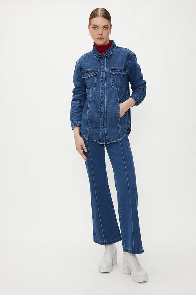 Chaqueta Denim Azul