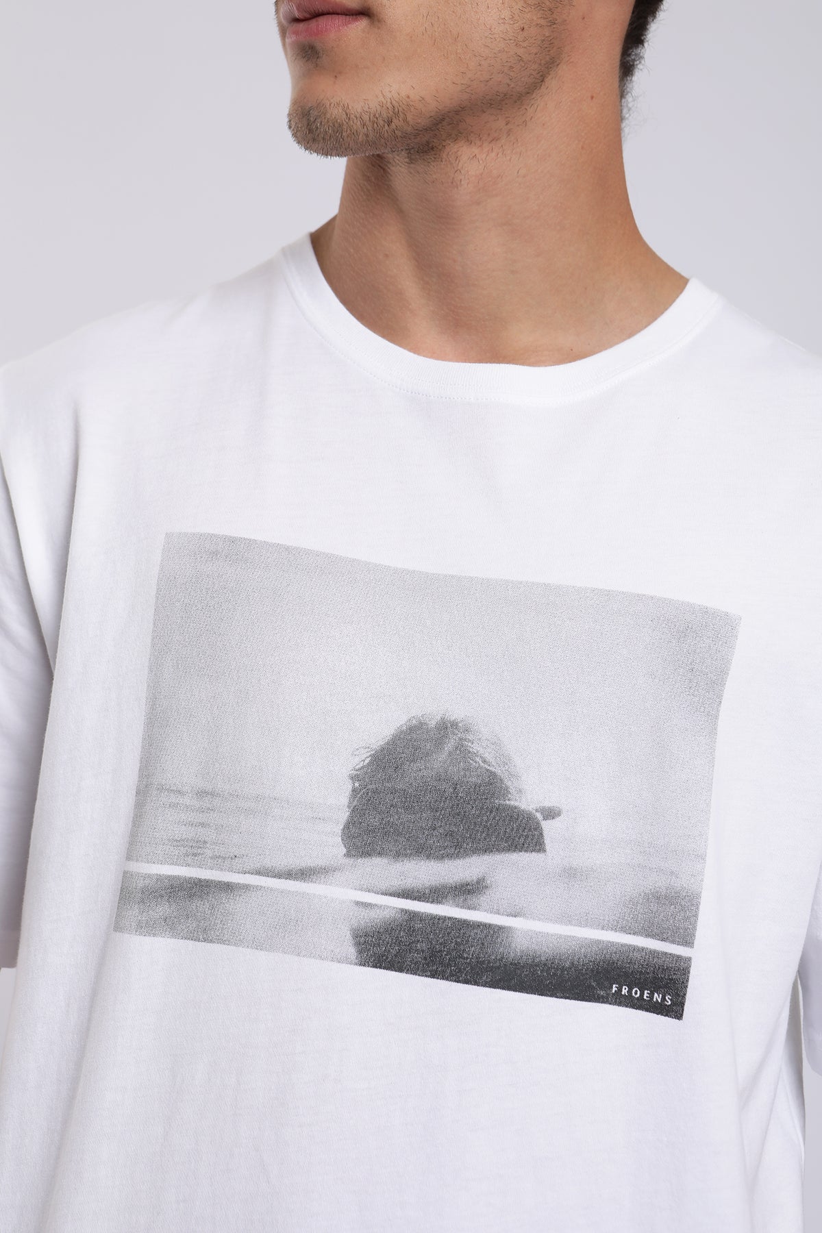 Polera Hombre Buzo Blanco