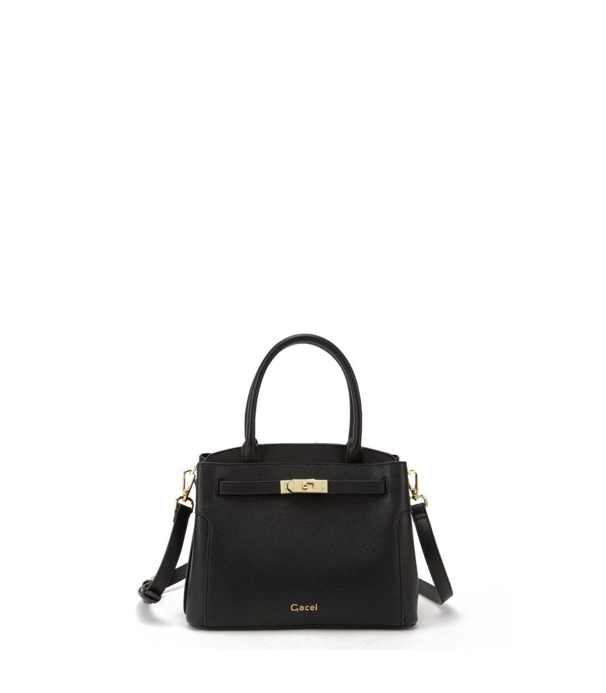 Cartera Mujer Dos Asas Pequeña Negro