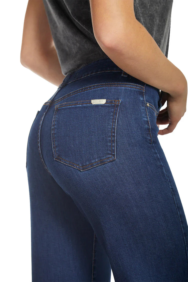 Jeans Mujer Wide Leg Jeans 4567 Azul