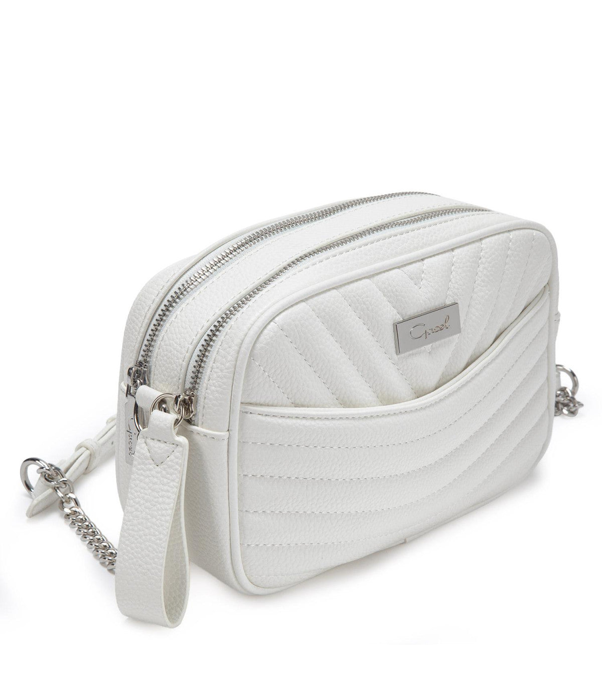 Cartera Mujer Bandolera Grande Blanco