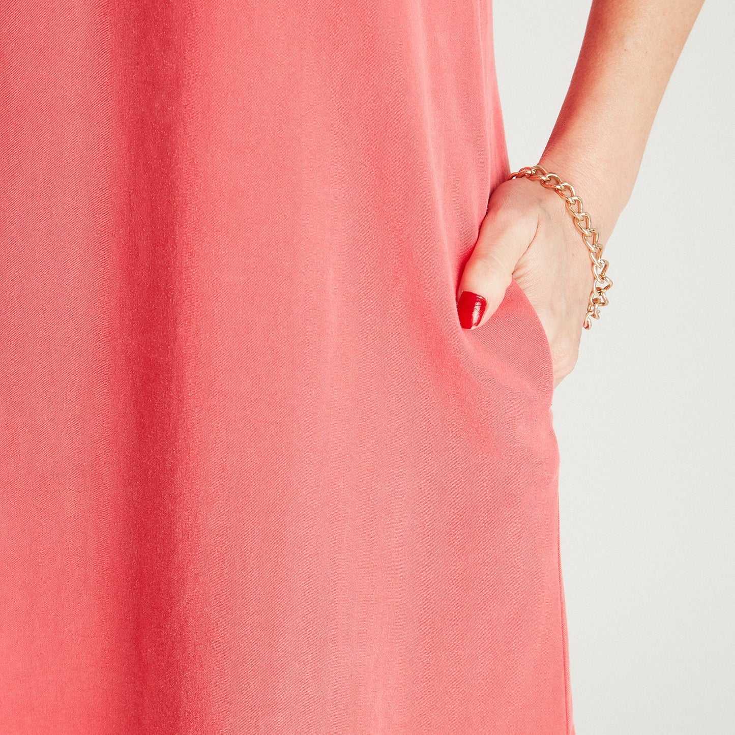 vestido-mujer-corto-coral-manga-corta-cuello-camisero