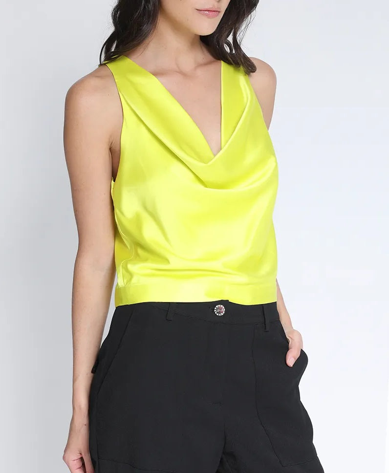 Top Satinado Pistacho