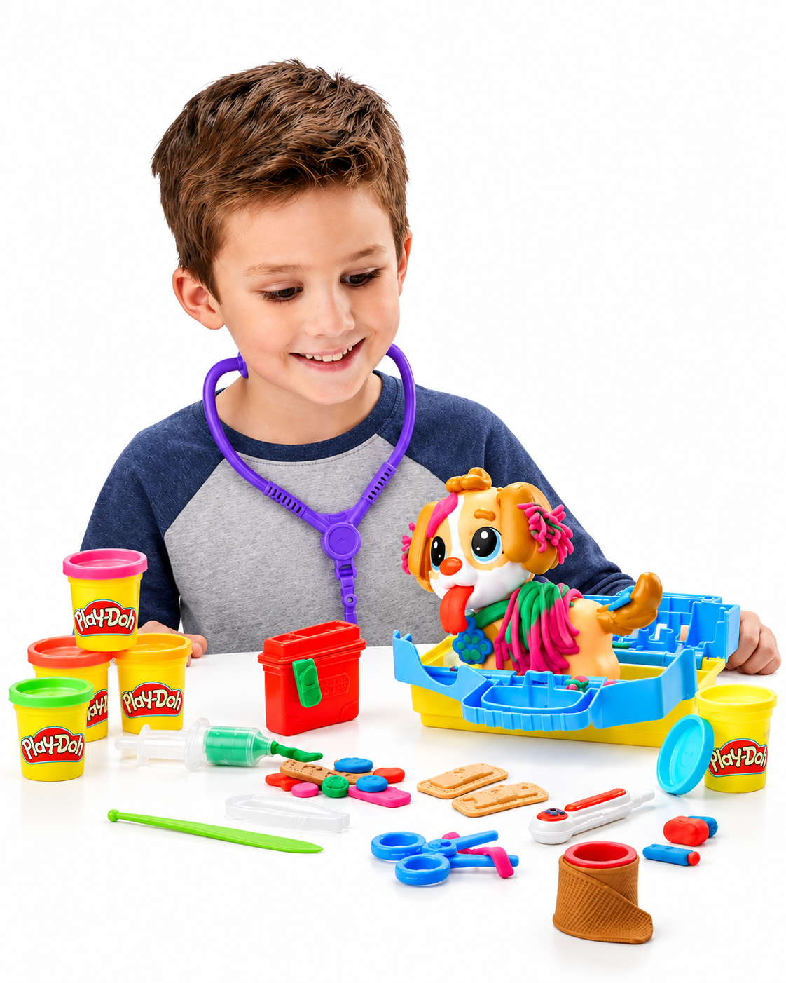 Set de masas Play-Doh Kit Veterinario