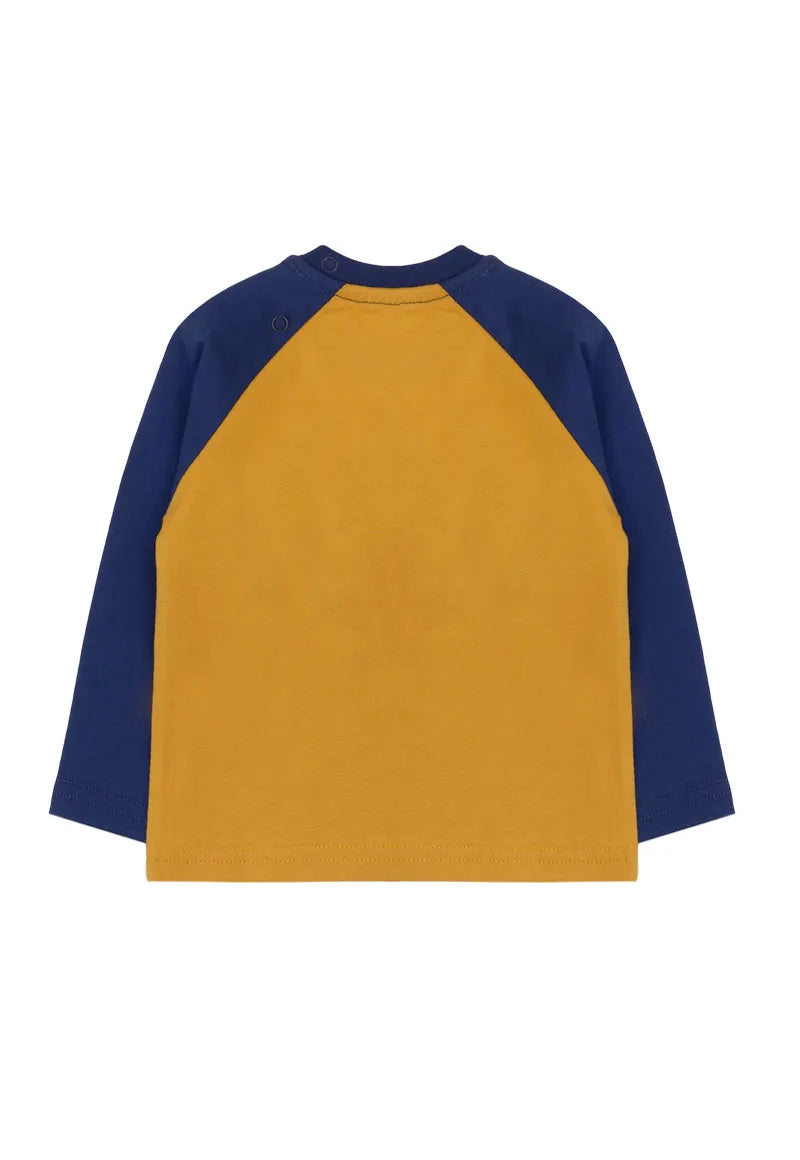Polera Niño Mostaza University