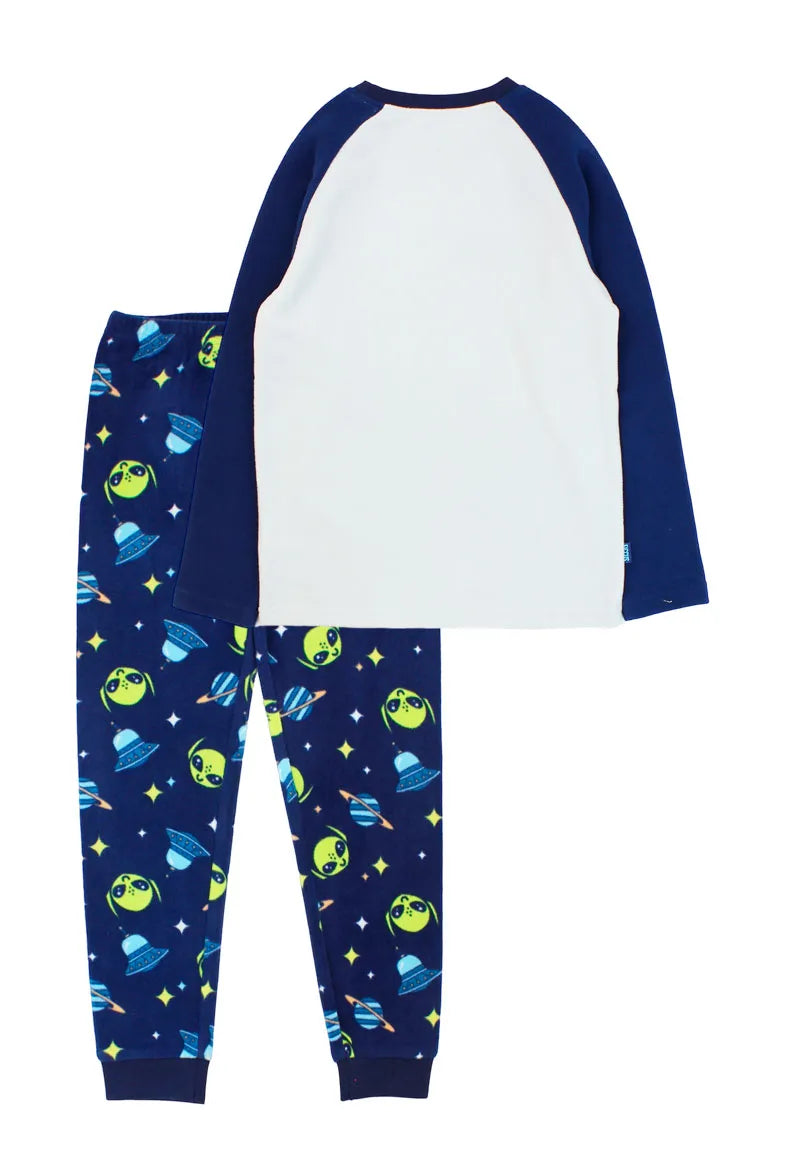 Pijama Niño Azul Marciano