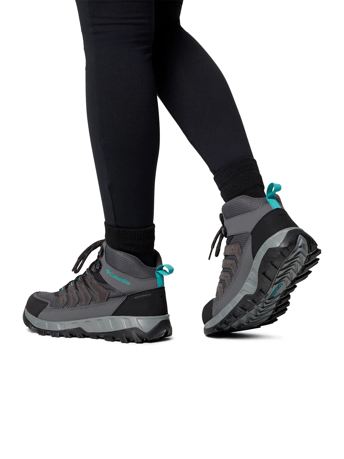 Botín Mujer Strata Trail Mid Waterproof Gris