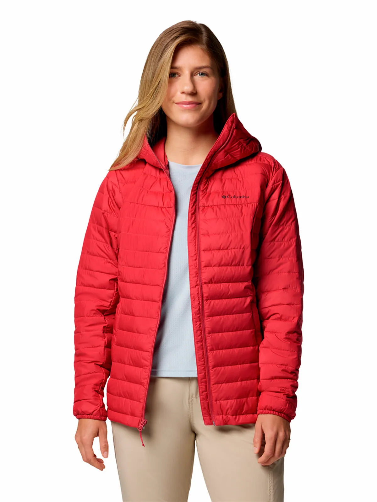 Parka Mujer Silver Falls II Hoodie Rojo