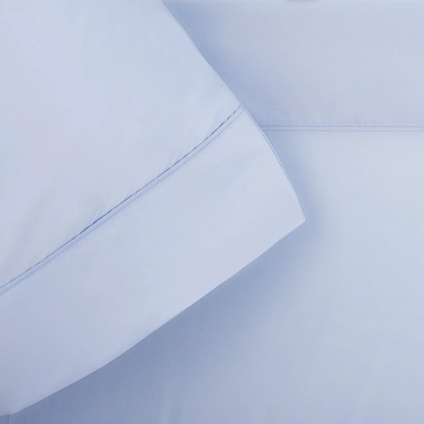 Set Sábana Lisa Azul Cielo 220 Hilos King