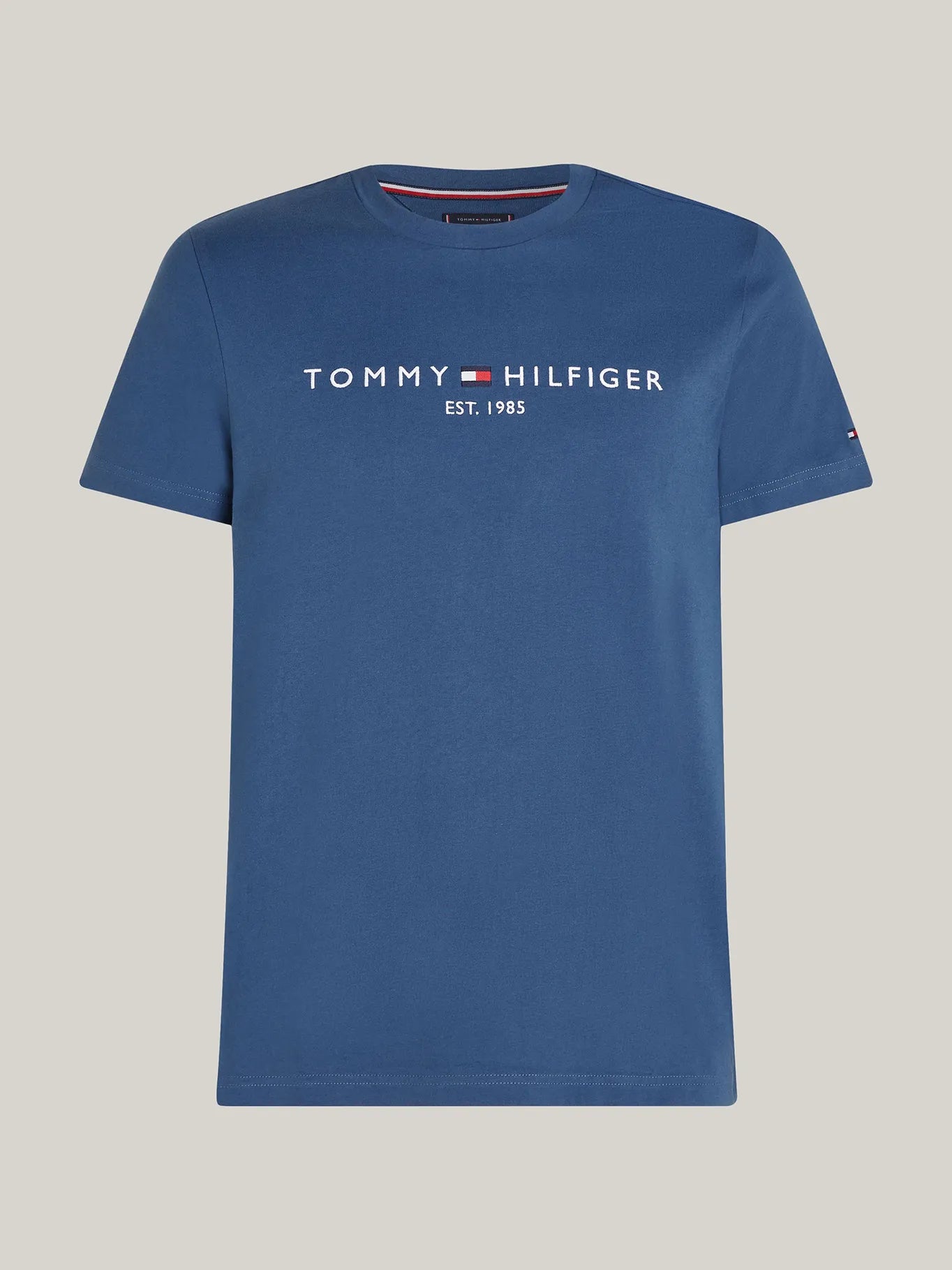 Polera Hombre Organic Cotton Slim Fit Azulino
