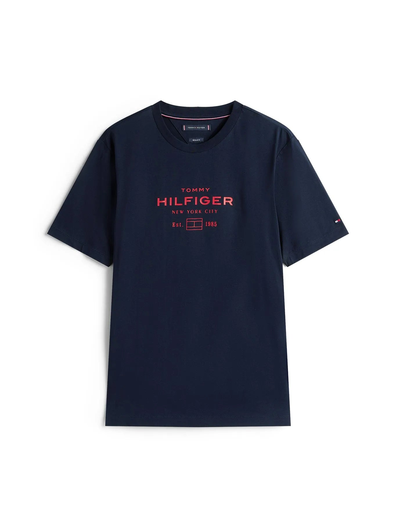 Polera Hombre Stack Graphic Regular Fit Blue Dark