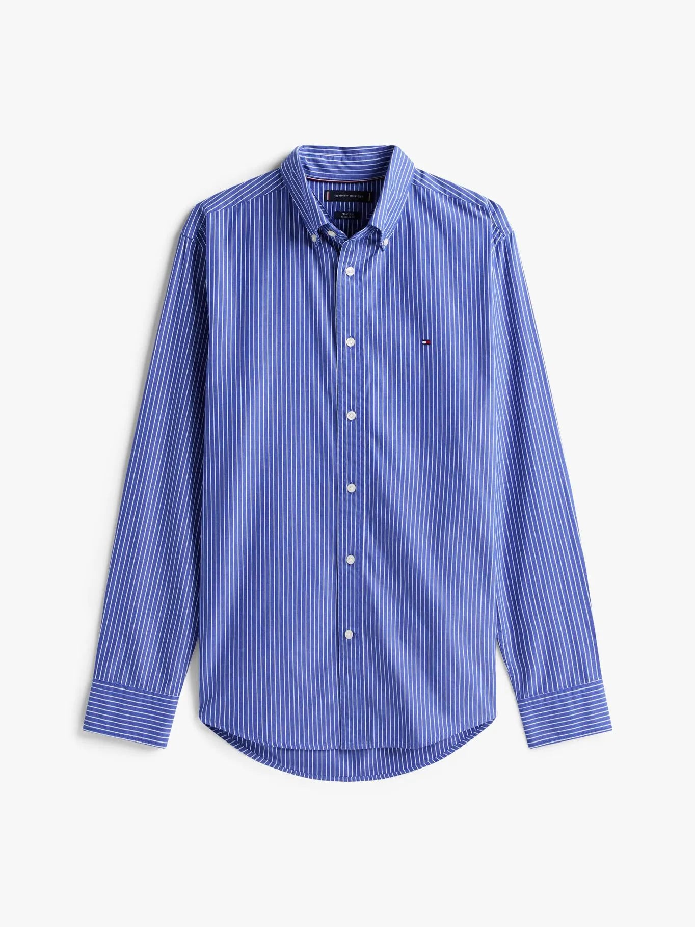 Camisa Hombre Core De Popelín Regular Fit Azul