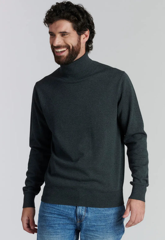 Sweater Hombre Turtle Neck F Smart Casual Graphite