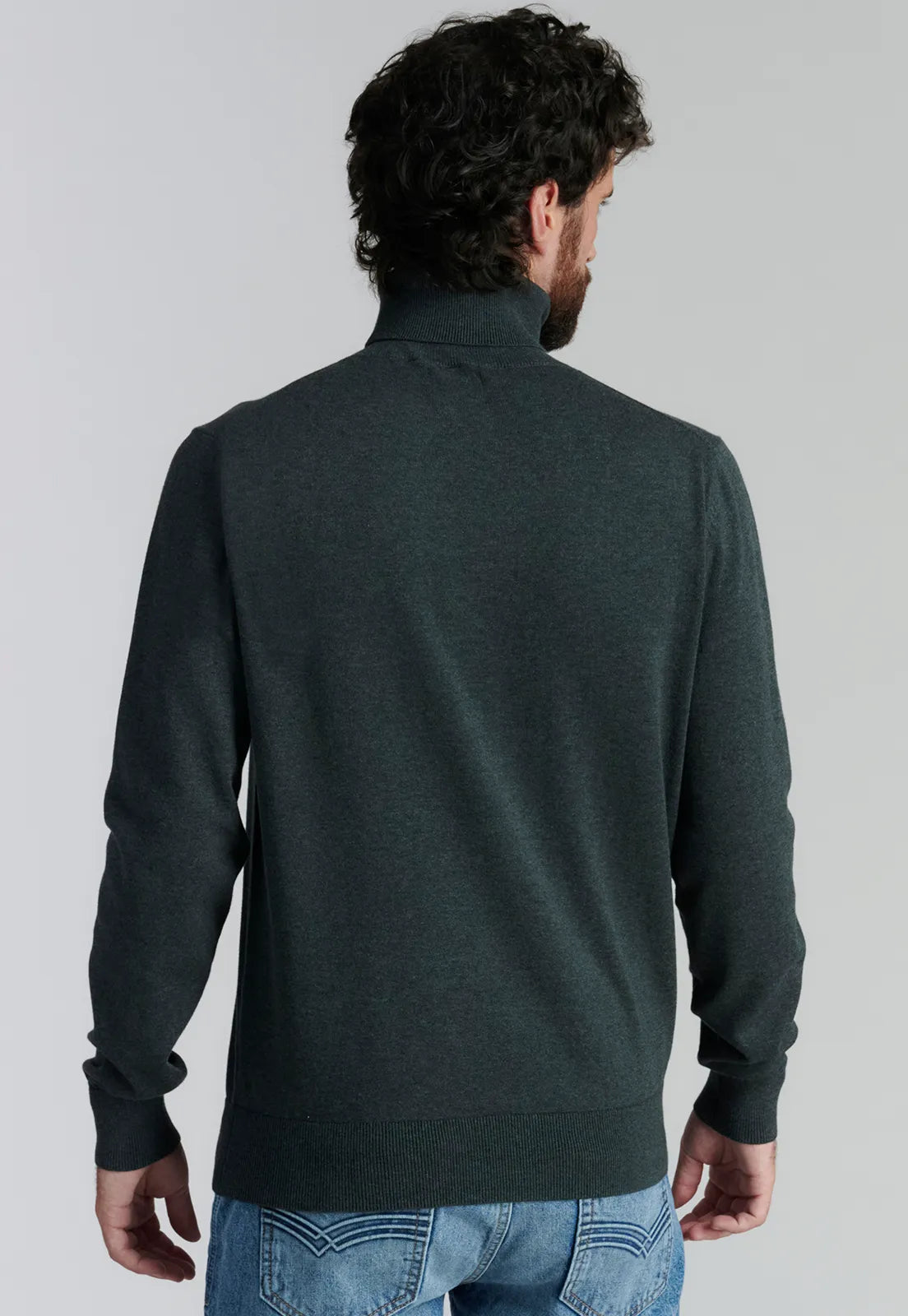 Sweater Hombre Turtle Neck F Smart Casual Graphite