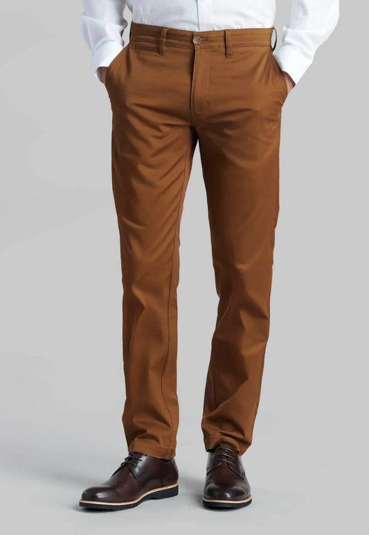 pantalón-hombre-twill-slim-/33-camel