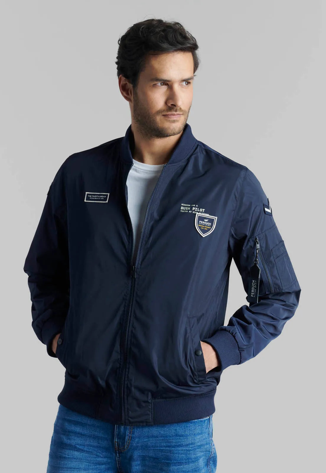 Chaqueta Hombre Pilot Sport Navy