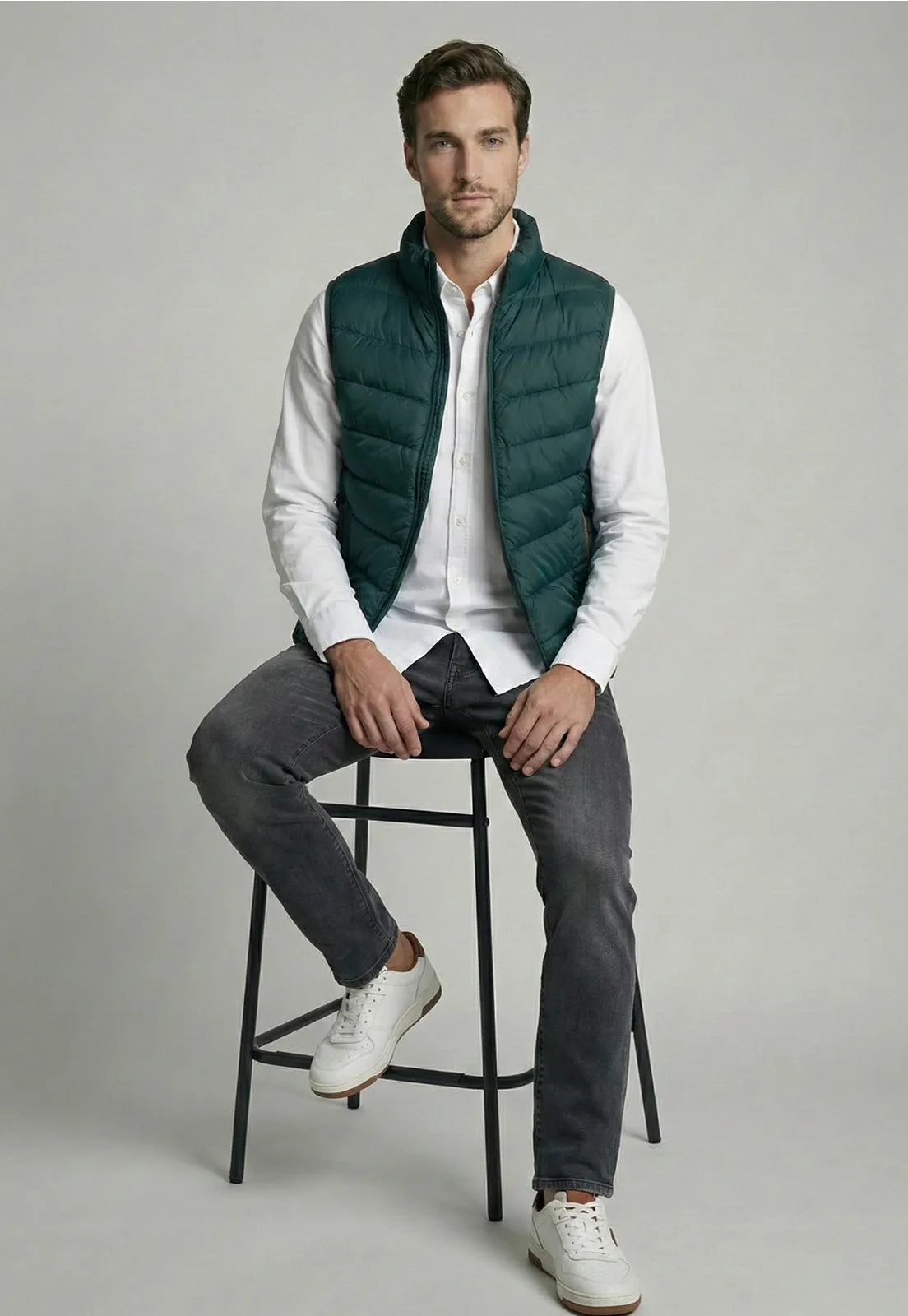 Parka Hombre sin Mangas Vest Daytona Quilted River