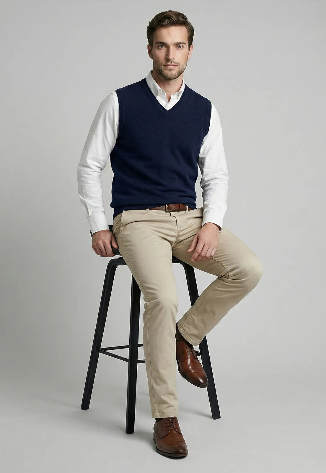 Sweater sin manga Vest Alaska Navy