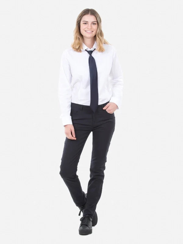 Blusa Niña Escolar Clarity Blanca