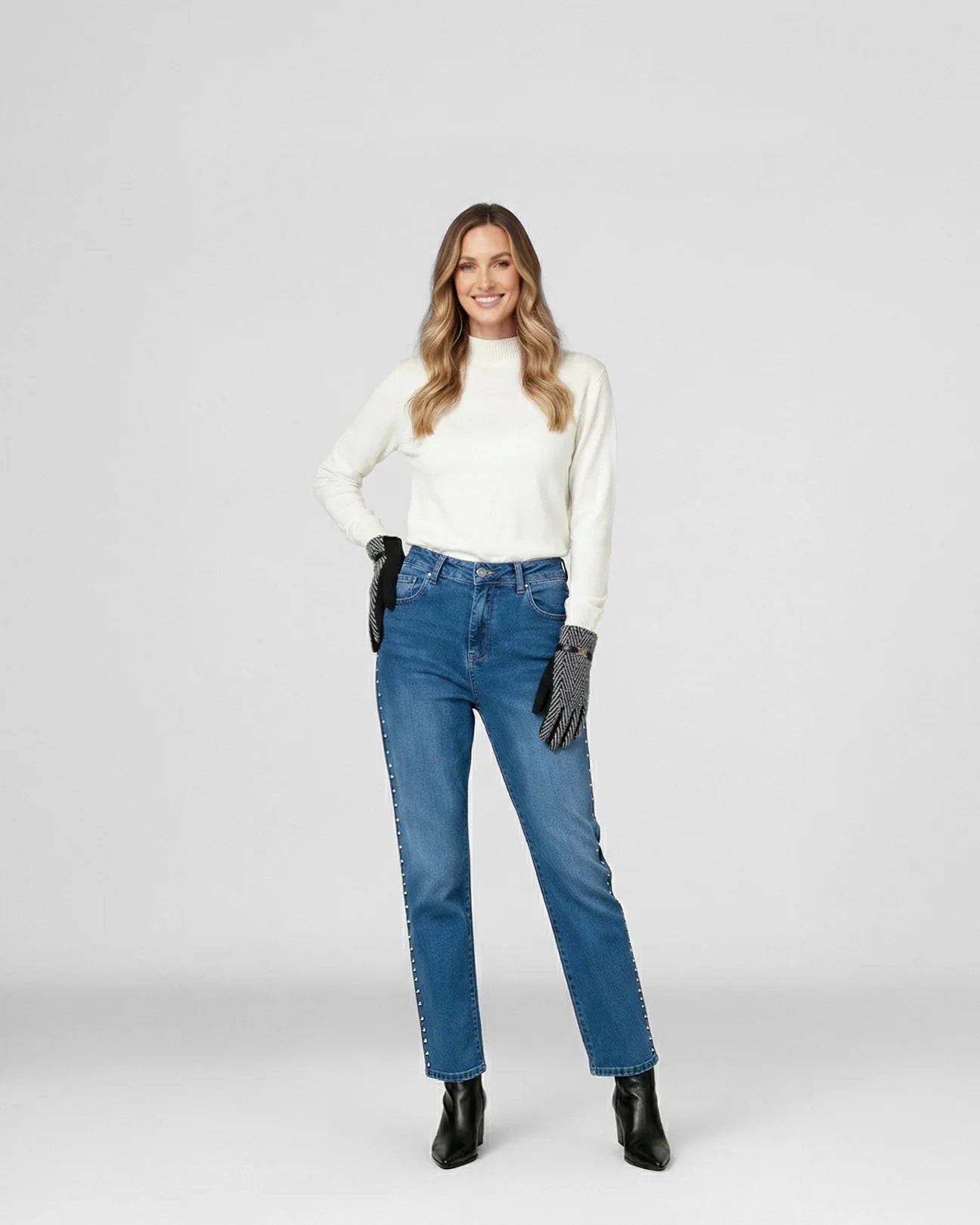 Guante Mujer Javiera Gris
