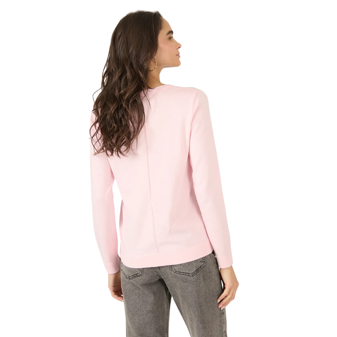 sweater-mujer-cuello-redondo-rosa
