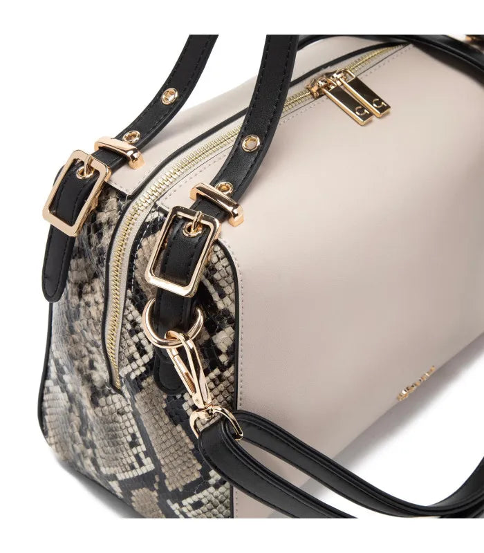 Cartera Mujer Dos Asas Mediana Off White
