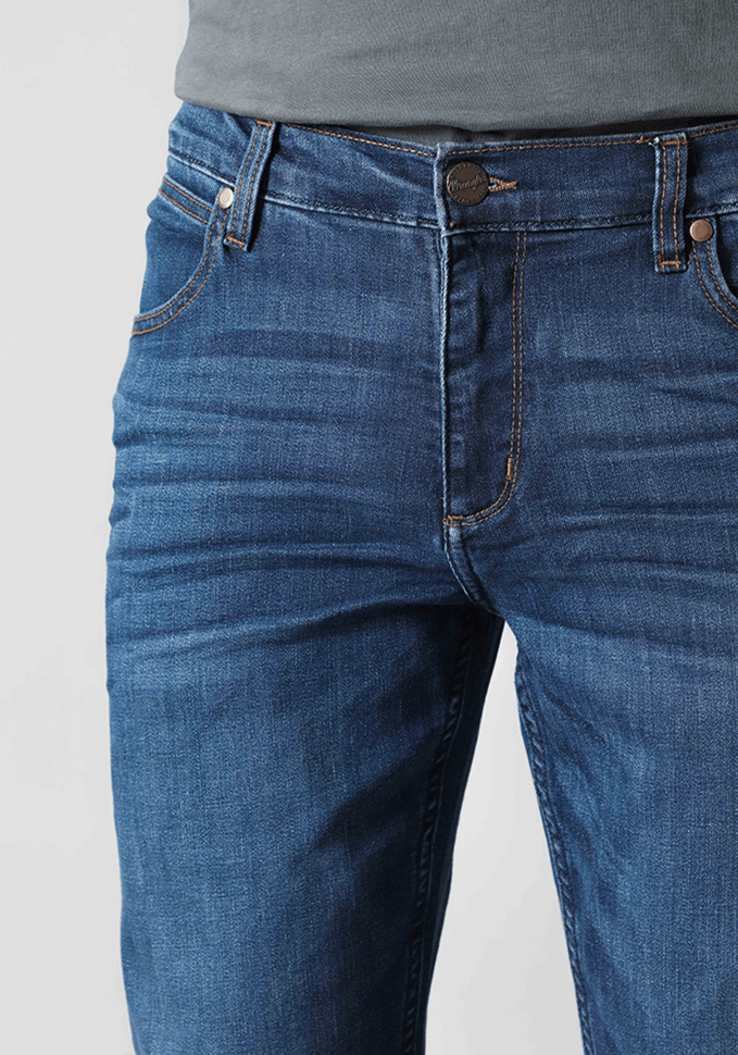 Jeans Hombre Greensboro Slim Straight Fit Medium Street