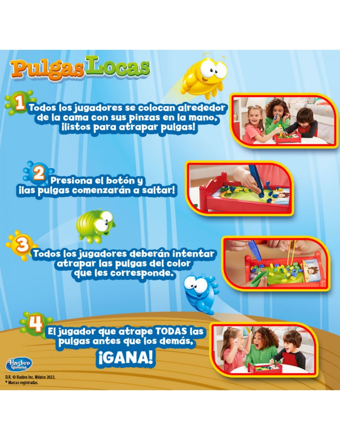 Juego de Mesa Pulgas Locas