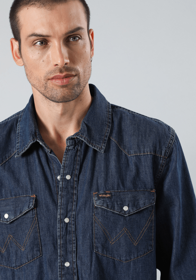 Camisa Hombre Manga Larga 27MW Dark