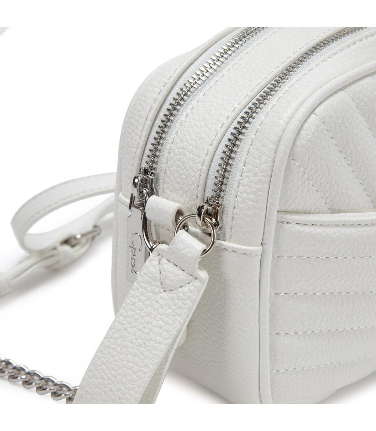 Cartera Mujer Bandolera Grande Blanco