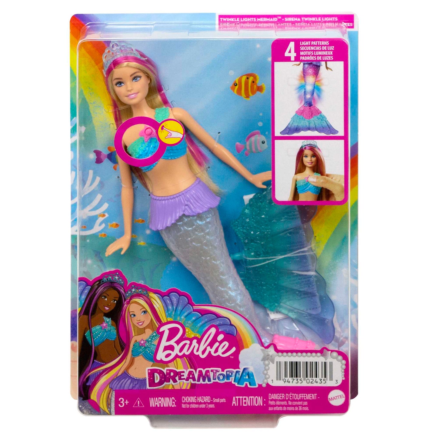 Barbie Dreamtopia twinkle lights mermaid HDJ36