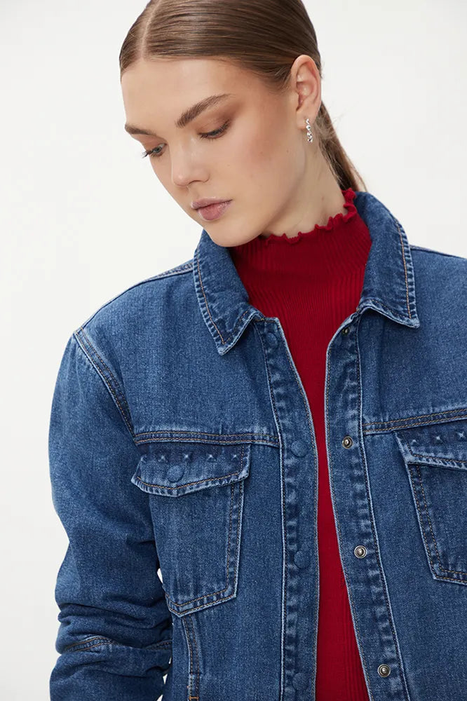 Chaqueta Denim Azul