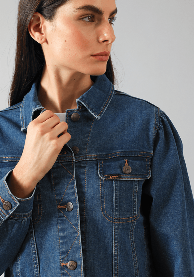 chaqueta-mujer-volume-sleeve-rider-blue-vintage