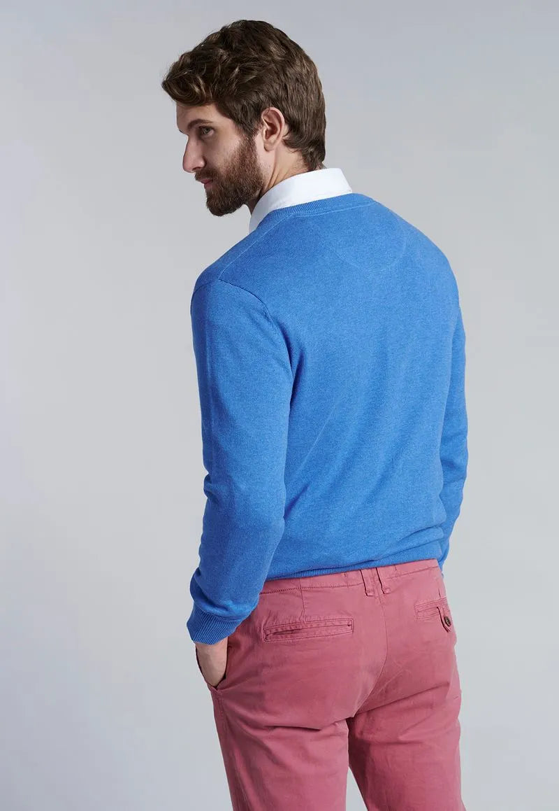 sweater-hombre-v-neck-melange-f-sky