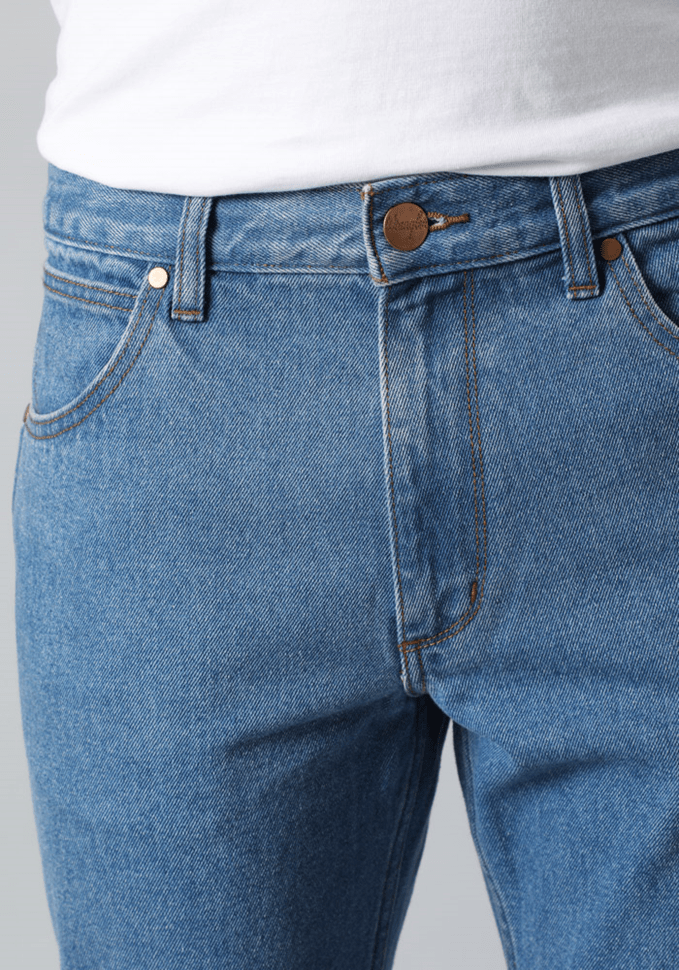 Jeans Hombre Greensboro Slim Straight Fit Stone Washed