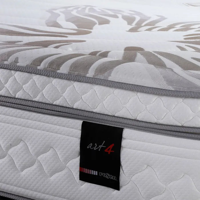 Cama Art 4 de 2 Plazas + 2 Almohadas Fibra Extra